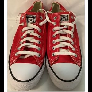Converse All Star OX in Red - M9696 Unizex M 9 W 8.5 sneakers